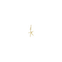 Svelte Starfish Pendant yellow (14K) front - Popular Jewelry - New York