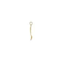 Table Spoon Pendant (14K) side - Popular Jewelry - New York