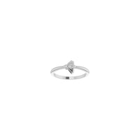Bee Stackable Ring (Silver) front - Popular Jewelry - New York