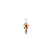 Colorful Hot Air Balloon Pendant (Silver) side - Popular Jewelry - New York