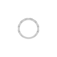Elongated Cable Link Ring (Silver) setting - Popular Jewelry - New York