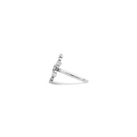 Icy Snowflake Ring (Silver) side - Popular Jewelry - New York