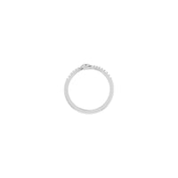 Diamond Snake Bypass Ring