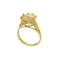 Vintage Sagitarius Zodiac Sign Lady Ring (14K)