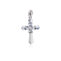 White Gold Cross Pendant (14K)
