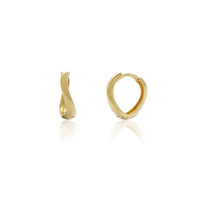 Wave Huggies Earrings (14K) Popular Jewelry New York