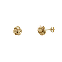 Love Knot Four-Thread Stud Earrings (14K)