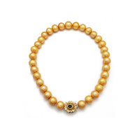 Yellow South Sea Pearl Necklace (14K)
