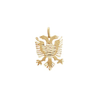 Double-Headed Eagle Pendant (14K)