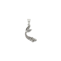 Antique-Finish Mermaid Pendant (Silver)