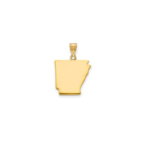 Plain Arkansas State Pendant (14K)