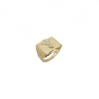 Two Tone Baby Jesus Ring (14K)