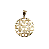 Balling Star CZ Pendant (14K)