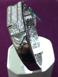 Diamond Men's Bangle Bracelet 14K - Lucky Diamond 恆福珠寶金行 New York City 169 Canal Street 10013 Jewelry store Playboi Charlie Chinatown @luckydiamondny 2124311180