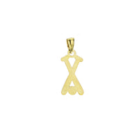 Yellow Gold Baseball Pendant (14K)