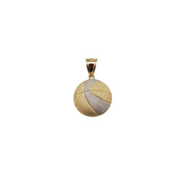 Two-Tone Basketball Pendant (14K)