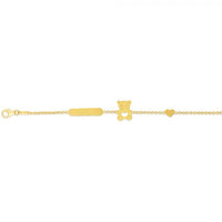 Bear Baby ID Bracelet (14K).