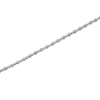 Zirconia Bezel/Honeycomb Tennis Bracelet (10K).