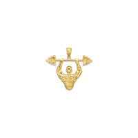 Bodybuilder Pendant (14K)