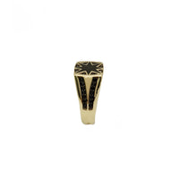 Star Black Onyx Men's Ring (14k)