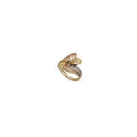 Tricolor Bows Shape Ring (14K)