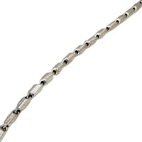 White Gold Bullet Bracelet (14K)