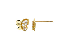 Butterfly Stud Earrings (14K)