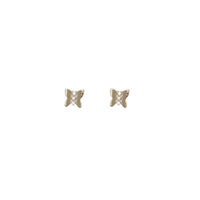 Butterfly Stud Earrings (14K)