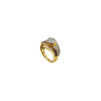 Bypass Baguette & Round Diamond Ring (10K)