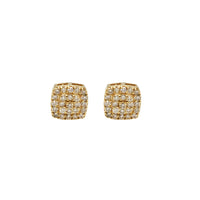 Diamond Square Earring (14K)