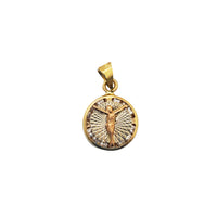 Round Jesus Pendant (14K)