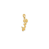 Jumping Cheerleader Pendant (14K)
