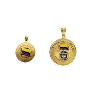 Colombia Medallion Pendant (14K)