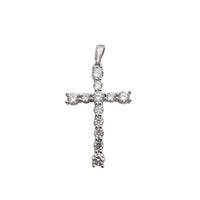 Iced-Out Cross Pendant (Silver)