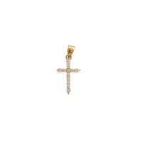 Iced-Out Cross CZ Pendant (14K)