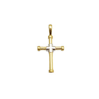 Pipe Cross Pendant (14K)