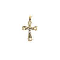 Two-Tone Crucifix Pendant (14K)