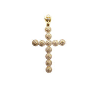 Iced-Out Cross Pendant (14K)