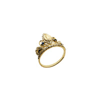 CZ Virgin Mary Tiara Ring (14K)