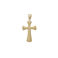 Diamond-Cut Cross Pendant (14K)