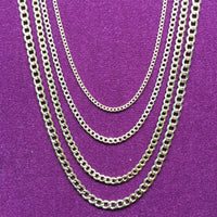 Lightweight Flat-Link Cuban Chain 10K