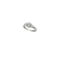 Cubic Zirconia Stone Ring (Silver)