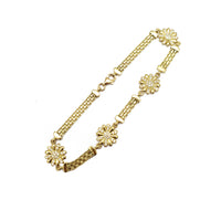 Daisy Flower Bismark Bracelet (14K).