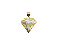 Diamond Shaped Pendant (14K)