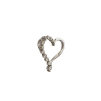 Diamond Outlined Heart Pendant (14K)