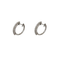 Diamond Hoop Earrings (10K)