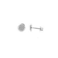 Diamond Round Stud Earrings (14K)