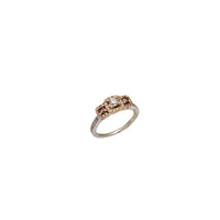 Champagne Diamond Engagement Ring (14K)