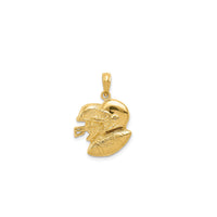 Double Football Helmet Pendant (14K)