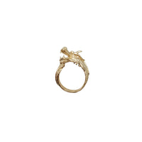 Textured Wrapped Dragon Ring (14K)